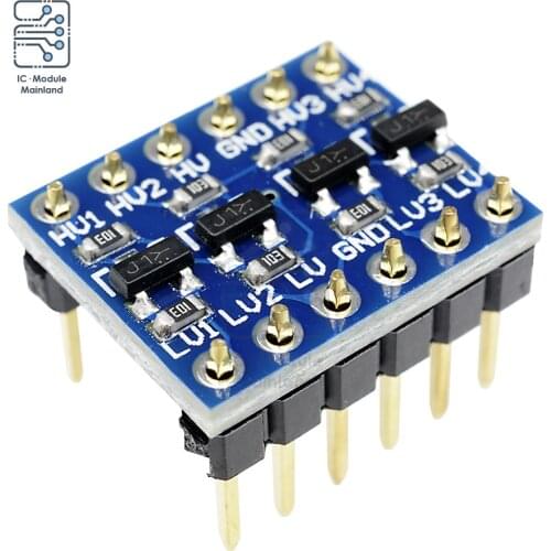 20Pcs 4 Channel Converter IIC I2C Logic Level Converter Bi-Directional Module 3.3V-5V Interface Transformation + Pin For Arduino