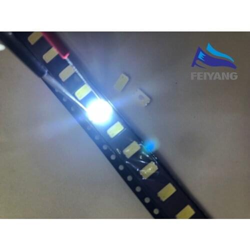500PCS FOR SEOUL 5630 SMD LED Backlight LED 5730 0.5W 3V PLCC-4 Cool white LCD Backlight for TV STWRK141E