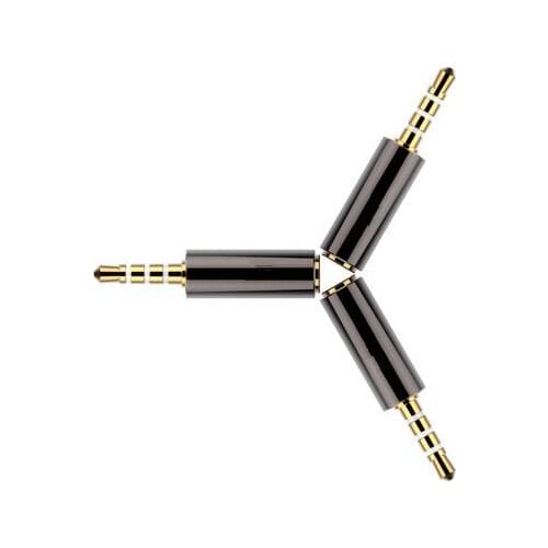 A Ausuky 1PC Multifunctional 3.5mm Earphones Adapter Mobile Phone Headphones Converter Universal Earphones Adapter -25