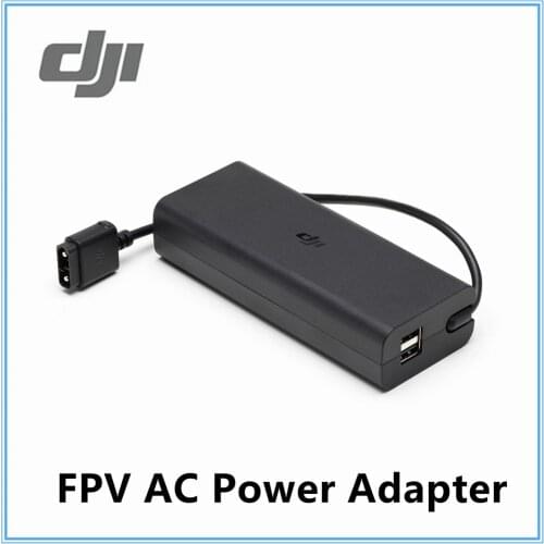 DJI FPV AC Power Adapter Original Accessories for FPV Intelligent Flight Battery and FPV Battery Charging Hub 90W Output Power