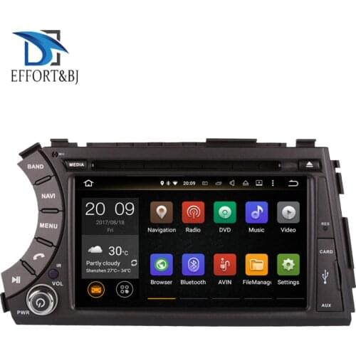 Android 9.0 Octa Core Car GPS Navigation with BT For SsangYong Kyron/Actyon/Actyon/Tradie/Korando 2005-2019DVD Multimedia Player