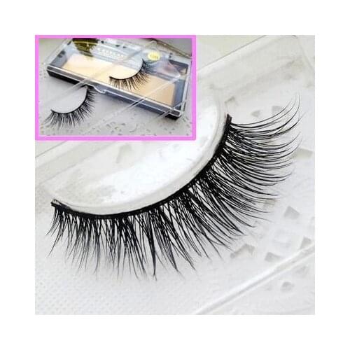 Free shipping 100% Real Mink lashes Strip Lashes thick False eyelashes mink eye lashes extensions high quality fake false