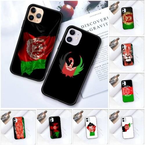 Zororong Afghan Afghanistan Flag Phone Case For iPhone 12 Mini 11 Pro XS Max X XR 7 8 Plus