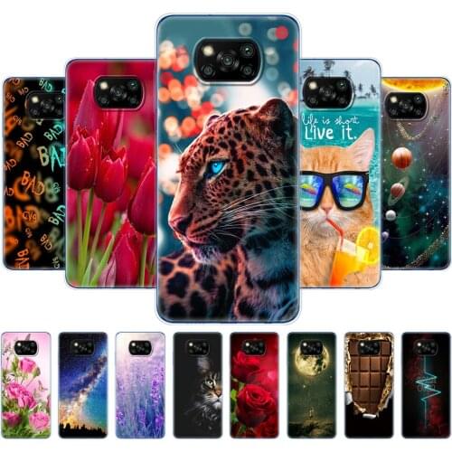 For Xiaomi Poco X3 NFC Case Silicon TPU Soft Back Phone Cover For POCO X3 Pro PocoX3 NFC 6.67'' Global POCOPHONE Coque Bumper