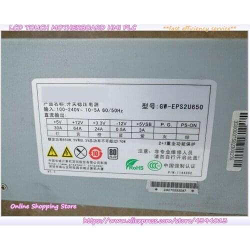 For I420R-G A420R-G GW-EPS2U650 2U 650W Server Power Supply