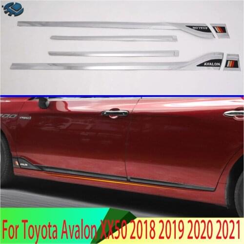 For Toyota Avalon XX50 2018 2019 2020 Car Accessories ABS Side Door Body Molding Moulding Trim