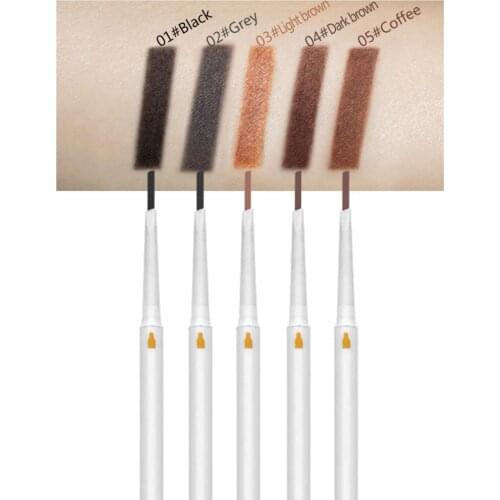 Double Head Waterproof Long Lasting Triangular Eyebrow Pencil Quick Dry Makeup Eyebrow Enhancer Pencil Sweat Resistant Eyebrow