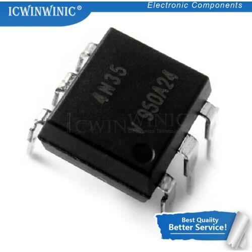 10piece 4N35 DIP DIP6 photoelectric coupler new original In Stock