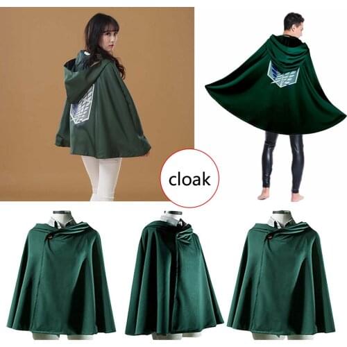 Halloween cosplay costume new style Attack On Titan Hoodie Cloak Snk Cape Anime Cloak & Blanket#71
