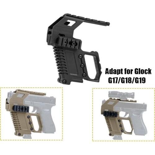 Glock Series Rail Base Loading Device Pistol Carbine Kit Quick Reload for Glock G17 G18 G19 Series Mount Hunting