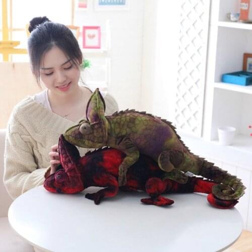 New Arrival Chameleon Plush Toy Soft Toy Stuffed Lizard Pillow Cushion Wholesale Gifts for Kids