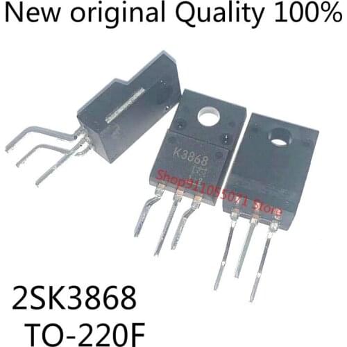 10PCS/LOT K3868 2SK3868 TO-220F 500V 5A New spot hot sale