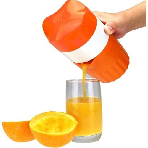 Portable Plastic Manual Lemon Juicer Mini Fruit Juicer Hand Lemon Orange Citrus Squeezer Home Appliances