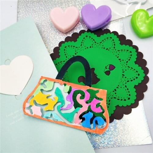 Hollow Handbag Cutting Template Diy Paper Embossing Knife Model Metal Cutting Dies Scrapbooking Stencils Card Making