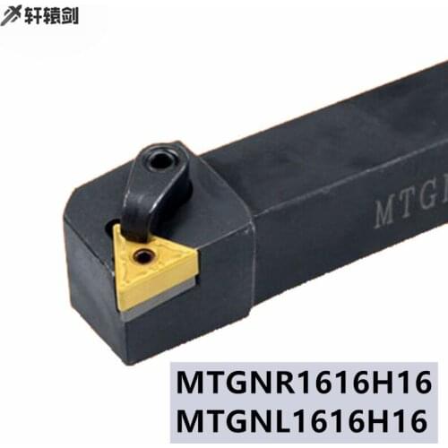 1PC MTGNR 1616H16 MTGNL1616H16 External Turning Tool Post Lathe For TNMG160404