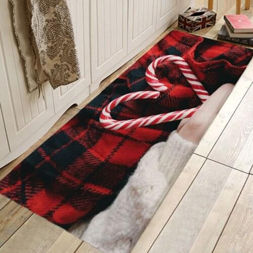 Christmas Rug 3D RUG Hallway Carpets and Rugs for Bedroom Living Room Carpet Kitchen Bathroom Anti-Slip Floor Mats 3D Mat