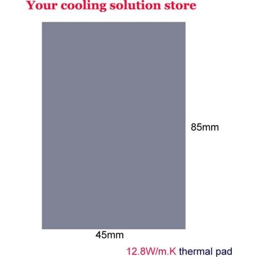 3pcs Thermal pad High quality 12.8W/mK Thermal conductivity CPU Heatsink Cooling Conductive Silicone Pad Thermal Pads 3pcs