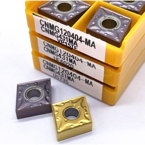 10PCS CCMT120404 CCMT120408 VP15TF UE6020 CNC lathe tools with carbide inserts
