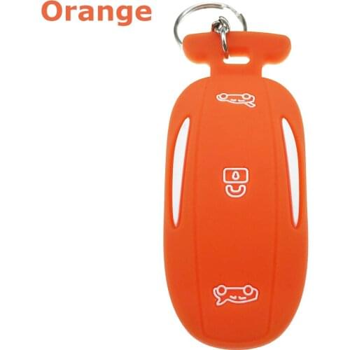Universal Silicone Key Case Automobiles Key Cover Shell Styling Car Accessories Keys Cover Decoration for Tesla Model X