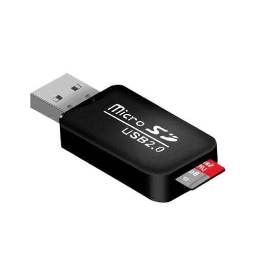 USB 2.0 Mini Mobile Phone Memory Card Reader USB Micro SD/TF Card Reader High Speed USB Adapter For Laptop PC Car Music Card