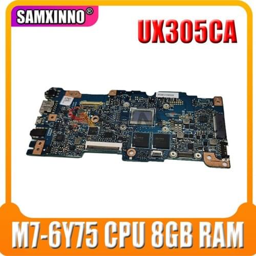 UX305CA M7-6Y75 CPU 8GB RAM mainboard REV 2.0 For ASUS UX305C UX305CA Zenbook motherboard 100% Tested
