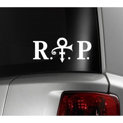 For RIP Prince Rogers Nelson Love Symbol Vinyl Decal, 100% Satisfaction Guarantee Car Styling
