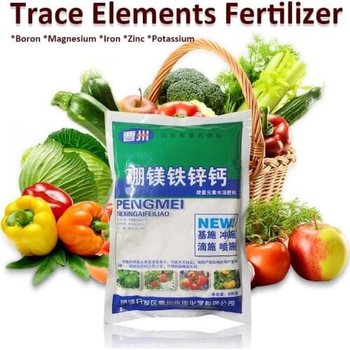 100g Water Soluble Trace Elements Boron Magnesium Iron Zinc Potassium Fertilizer for Grape Watermelon Fruit Etc
