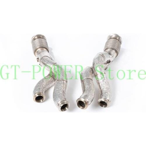 DOWNPIPES 304 Stainless Steel For L-amborghini Aventador LP700-4 LP720-4 LP750-4 SV 6.5L V12 2011-IN Exhaust Down pipe