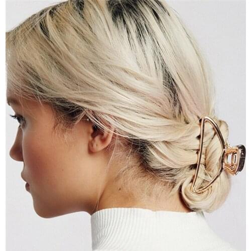 13Styles Geometric Hair Claw For Women Girls Clamps Hair Crab Metal Gold Hair Clip Claw Accessories Hairpins Ornament