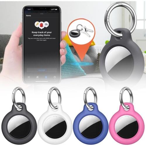 PC Protector Case For Apple Airtags Protective Cover For Apple Air Tag Locator Tracker Anti-lost Device Keychain Protect Sleeve