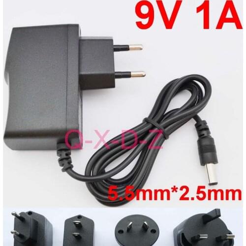 1PCS High quality 9V 1A Replacement AC Adaptor for 9V 500mA GP-SW090DC0500 Reebok One GX50 Step