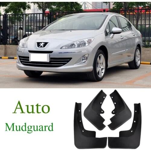 For Peugeot 408 Mudflaps 2009 2010 2011 2012 2013 Car Front Rear Mudguards Fender Flares Splash Guards Mud Flaps Fenders 4Pcs