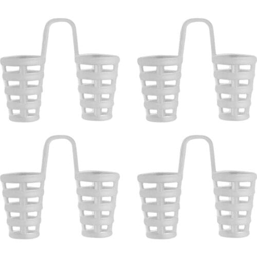 4pcs Healthy Sleeping Aid Equipment Stop Snoring Magnetic Anti Snore Apnea Nose Clip Mini Transparent Anti-Snoring Device