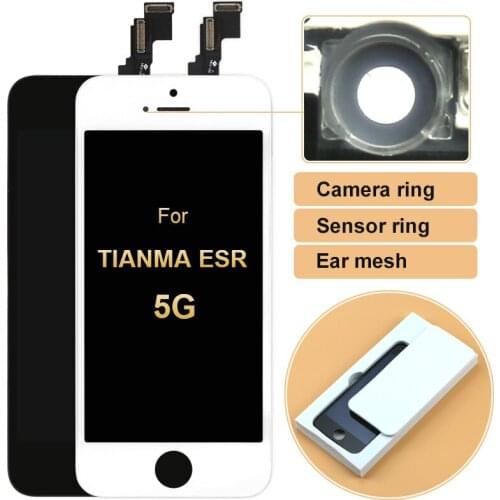 5pcs For iPhone 5 5G 5s 5c LCD For Tianma 100% Test Before Shipping Pantalla display Touch Screen Digitizer Assembly +Camera