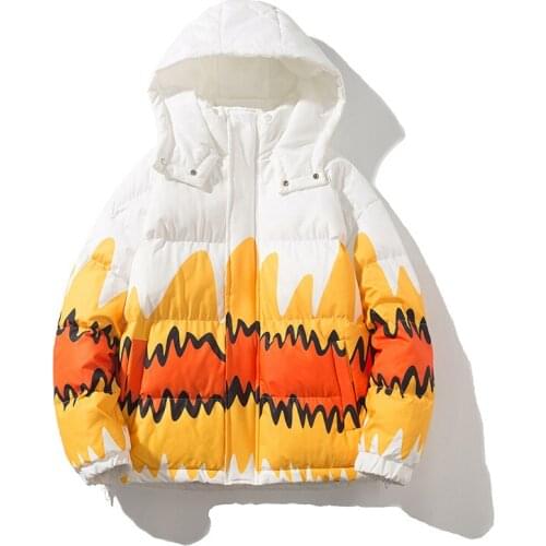 ABCFUZUA Men's Parkas With A Hood