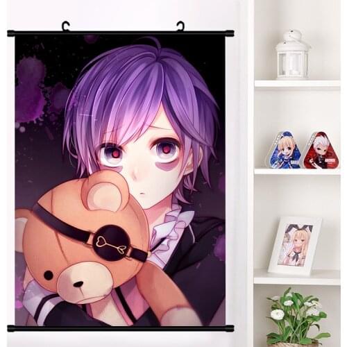 Anime DIABOLIK LOVERS Komori Yui Sakamaki Shu sakamaki reiji Wall Scroll Mural Poster Wall Hanging Poster Home Decor Collection
