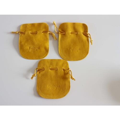 Custom Velvet Bag Advanced Hot Embossing Technology High Quality Jewelry Packaging Bag