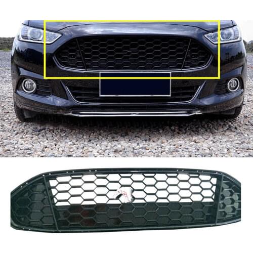 For FORD Fusion / Mondeo 2013 2014 2015 2016 Black front grille replace trim 1pcs