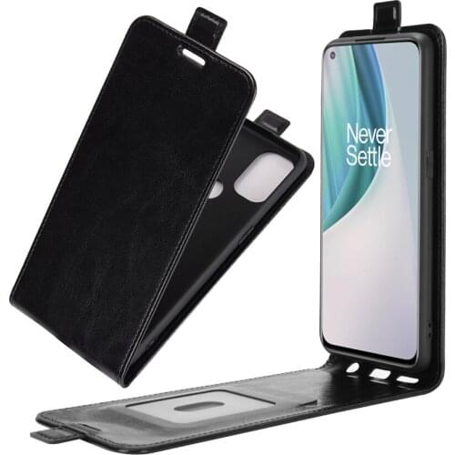 For Oneplus Nord N10 N100 Case Flip Leather Cases For Oneplus Nord N10 High Quality Vertical Wallet Leather Case