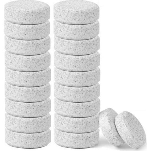 Household Cleaning Tool White Effervescent Tablet Coffee Machine Kitchen Toilet Tile Carpet Lemon Stain Cleaner Cleaning Tablet