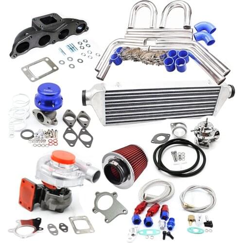 Turbo Kit T3/T4 fit for 06-11 Hond@ Civi*c Si K20Z3 FG2 Acco*rd TSX CRV FMIC WG BOV Manifold