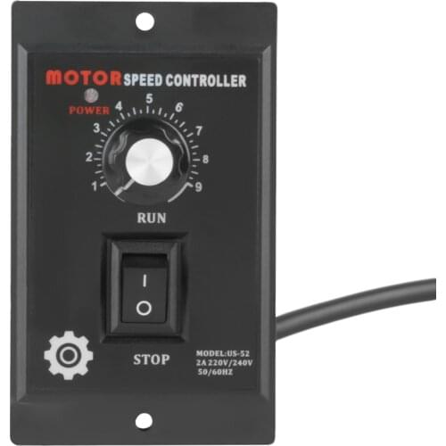 AC Motor Speed Controller 400W AC220V 50/60hz Motor Speed Pinpoint Regulator Controller Forward And Backward