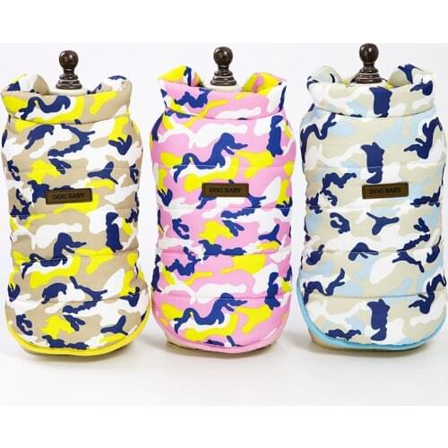 Dog Parkas Pet Clothing Cotton Dog Jackets Warm Dog Clothes Small Dogs Chihuahua Coats French Bulldog Pet Products