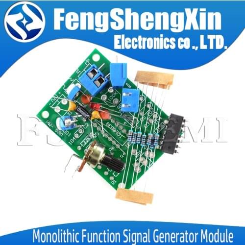 1 Set New ICL8038 Monolithic Function Signal Generator Module Sine Square Triangle Welded DIY Kit Sine Square Triangle