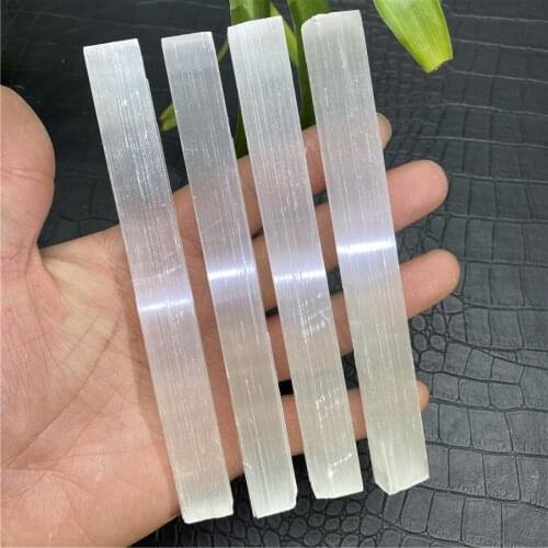 10-15cm Top Natural Selenite Quartz Crystal Sticks Quartz Crystal Chips Natural Stones and Minerals Specimen