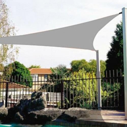 New Waterproof Sun Shade Sail Triangle Sunshade Sail For Garden Patio Outdoor Awings Canopy Pool Awning Camping Sun Shelter Tent