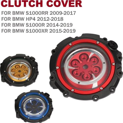Motorcycle Racing Clear Clutch Cover Spring Retainer For BMW S1000RR S1000R S1000XR S 1000 S1000 RR R XR HP4 HP 4 Accessories