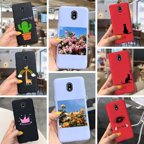 Silicone Love Heart Phone Case For Samsung Galaxy JJ7 2017 J730F/DS Samsung J7 2017 J730FM/DS Candy Color Soft TPU Back Cover