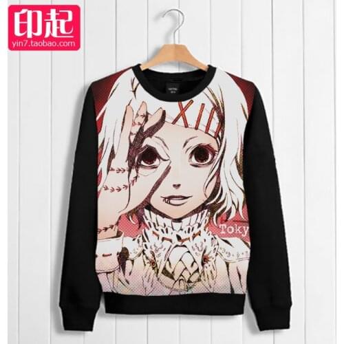 Tokyo Ghoul Anime COSPLAY Kirishima Touka Thicken Autumn&Winter Hoodies Coat For Men&Women Sweatshirts