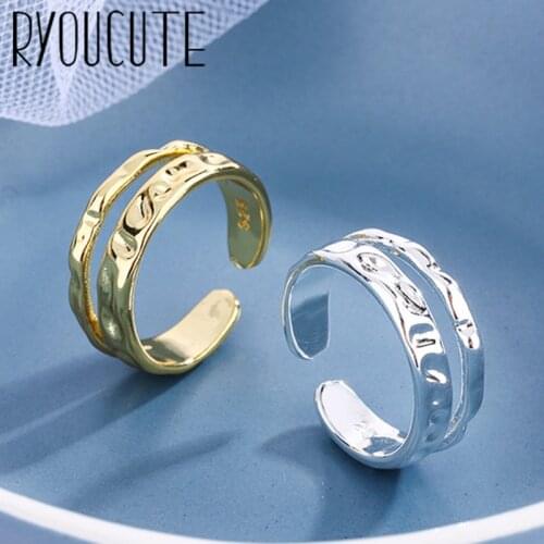 Punk Vintage Layer Chains Ring For Women Men Adjustable Size Geometric Rings Exquisite Creative Jewelry Wholesale 2021